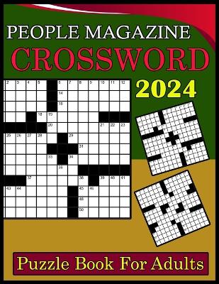 Book cover for 2024 People Magazine Crossword Puzzles Book For Adults