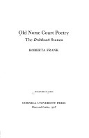 Book cover for Old Norse Court Poetry