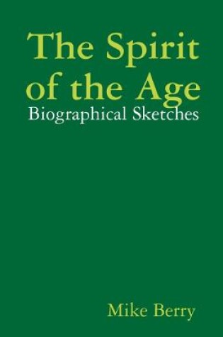 Cover of The Spirit of the Age