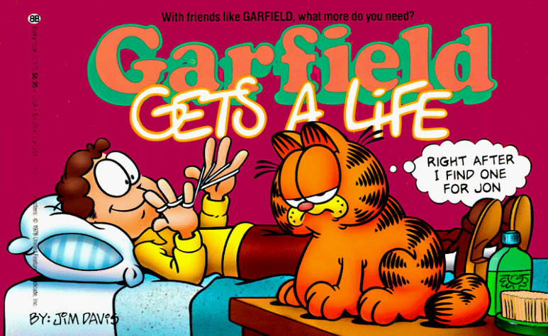 Book cover for Garfield Gets a Life