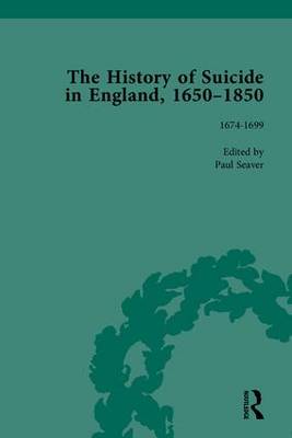 Book cover for The History of Suicide in England, 1650-1850, Part I