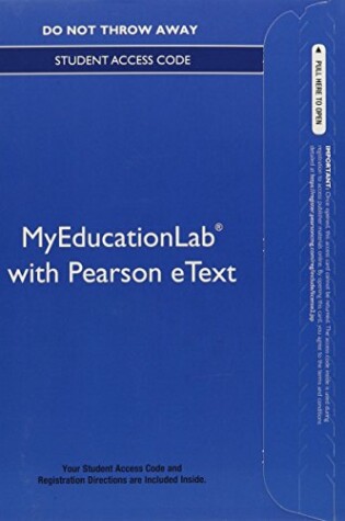 Cover of NEW MyLab Education with Video-Enhanced Pearson eText -- Standalone Access Card -- for Literacy for the 21st Century