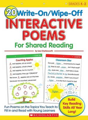 Book cover for 20 Write-On/Wipe-Off Interactive Poems for Shared Reading