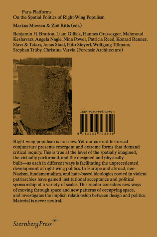Cover of Para-Platforms - On the Spatial Politics of Right-Wing Populism
