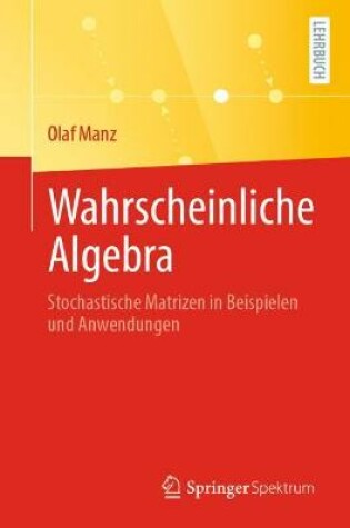 Cover of Wahrscheinliche Algebra