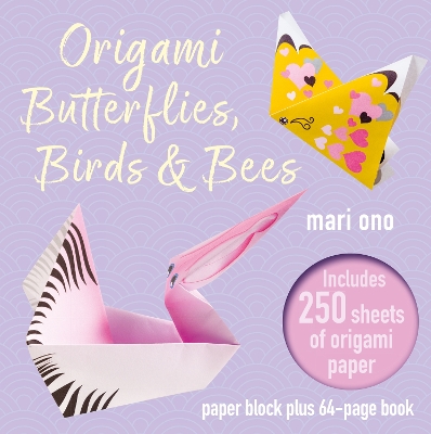 Book cover for Origami Butterflies, Birds & Bees