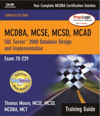 Book cover for MCAD/MCSD/MCSE Training Guide (70-229)