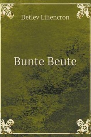 Cover of Bunte Beute