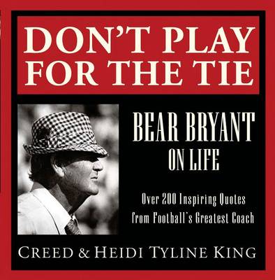 Book cover for Don't Play for the Tie