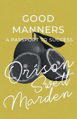 Book cover for Good Manners - A Passport to Success