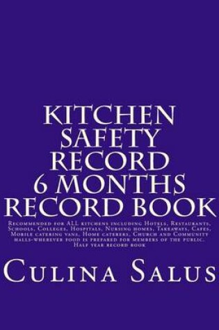 Cover of Kitchen Safety Record