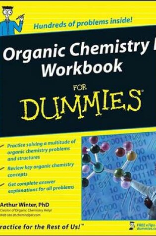 Cover of Organic Chemistry I Workbook for Dummies