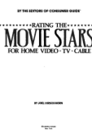 Cover of Rating the Movie Stars