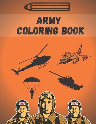 Book cover for Army Coloring Book