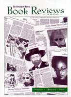Cover of The New York Times Book Reviews 2000