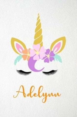 Cover of Adelynn A5 Lined Notebook 110 Pages