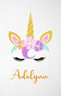 Book cover for Adelynn A5 Lined Notebook 110 Pages