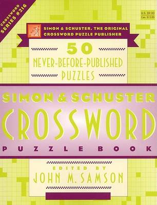 Cover of Simon & Schuster Crossword Puzzle Book #216