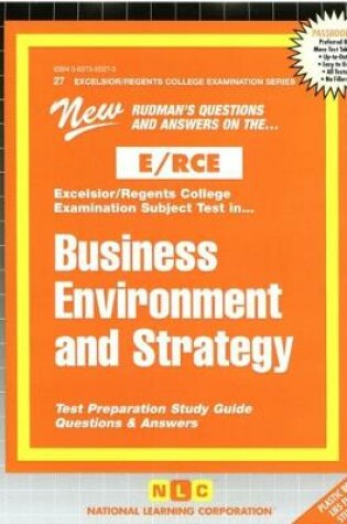 Cover of BUSINESS ENVIRONMENT AND STRATEGY