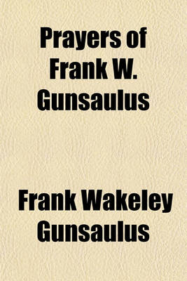 Book cover for Prayers of Frank W. Gunsaulus