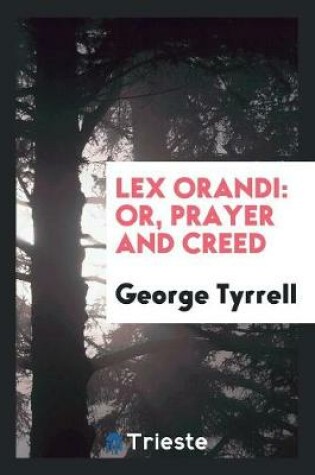 Cover of Lex Orandi