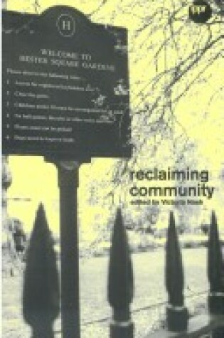 Cover of Reclaiming Community