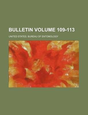 Book cover for Bulletin Volume 109-113