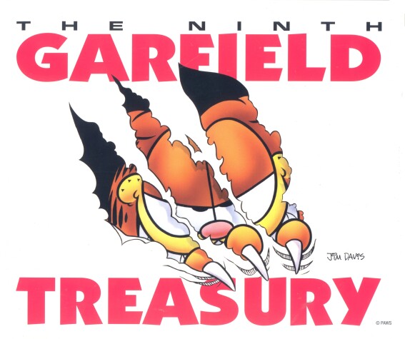 Book cover for Ninth Garfield Treasury