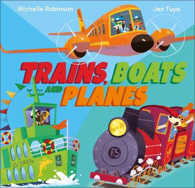 Book cover for Trains, Boats and Planes
