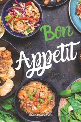 Cover of Blank Recipe Book Bon Appetit