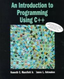 Book cover for Introduction to Programming Using C++