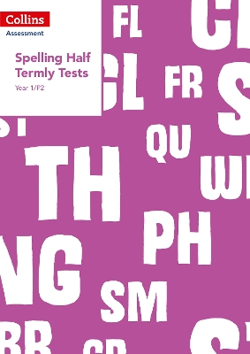 Book cover for Year 1/P2 Spelling Half Termly Tests