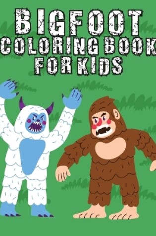 Cover of Bigfoot Activity Book for Kids