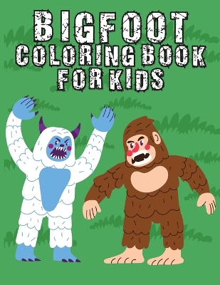 Book cover for Bigfoot Activity Book for Kids