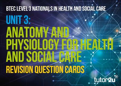 Cover of BTEC Level 3 National Health & Social Care Unit 3: Anatomy and Physiology Revision Question Cards