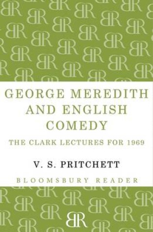 Cover of George Meredith and English Comedy