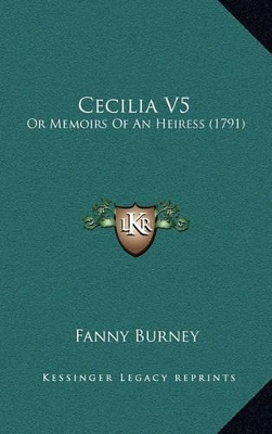 Book cover for Cecilia V5