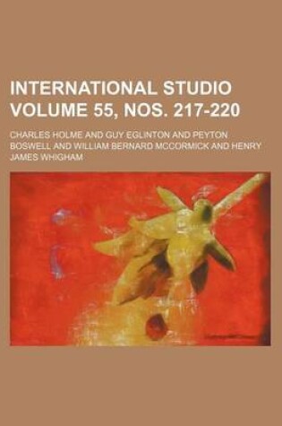 Cover of International Studio Volume 55, Nos. 217-220