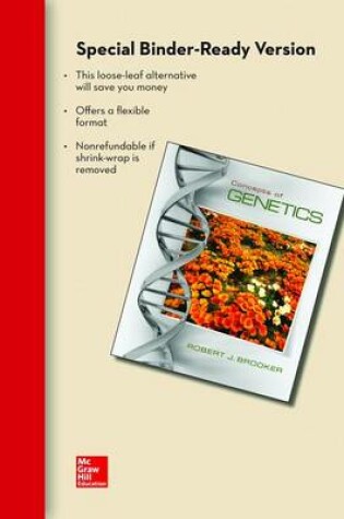 Cover of Loose Leaf Concepts of Genetics with Connect Access Card