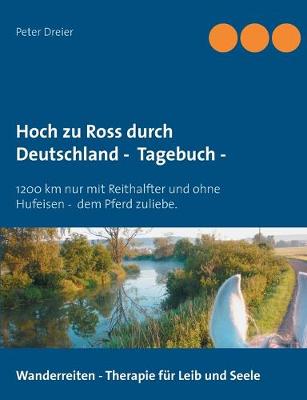 Book cover for Hoch zu Ross durch Deutschland - Tagebuch -