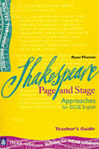 Cover of Shakespare:Page and Stage Teacher's Book