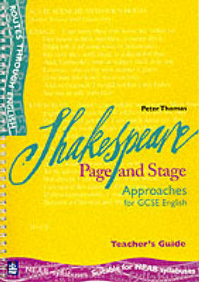 Book cover for Shakespare:Page and Stage Teacher's Book