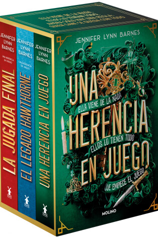 Cover of Estuche Una herencia en juego (Una herencia en juego / El legado Hawthorne / La jugada final) / The Inheritance Games Boxed Set