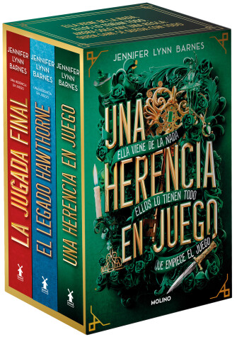 Book cover for Estuche Una herencia en juego (Una herencia en juego / El legado Hawthorne / La jugada final) / The Inheritance Games Boxed Set