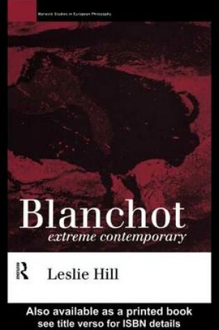 Cover of Blanchot