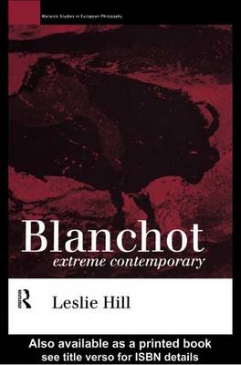 Book cover for Blanchot