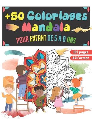 Book cover for +50 Coloriages Mandala