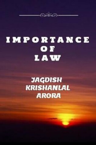 Cover of Importance of Law