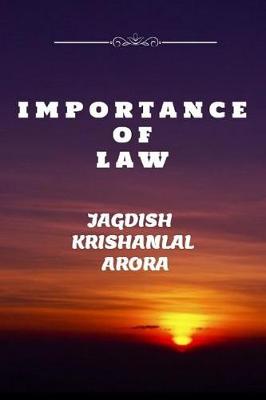 Book cover for Importance of Law