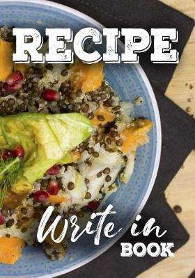 Book cover for Recipe Write in Book